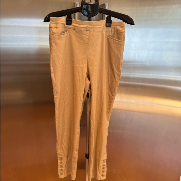 Chico's Pants - Chico's Beige Straight Leg Pants